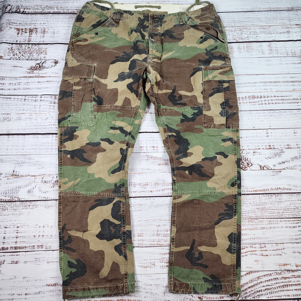 Polo Ralph Lauren Surplus Div Mountain Trousers Cargo Pants Mens 40/30 Camo